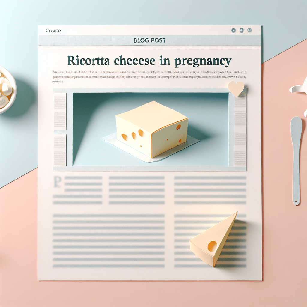 Los beneficios del queso ricotta durante el embarazo ¿Es seguro consumirlo? Dulce Embarazo 💕